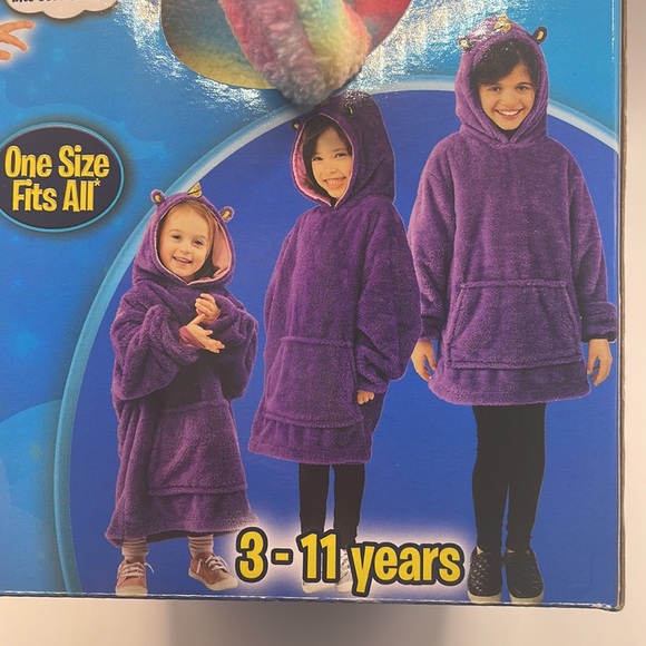 Huggle Pets Hoodie NIB Rainbow Unicorn Animal Hoodie - Picture 4 of 5